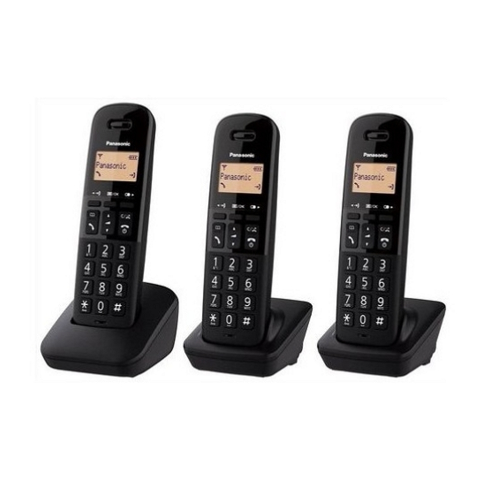 PANASONIC KX-TGB613JTB BLACK TRIO CORLESS
